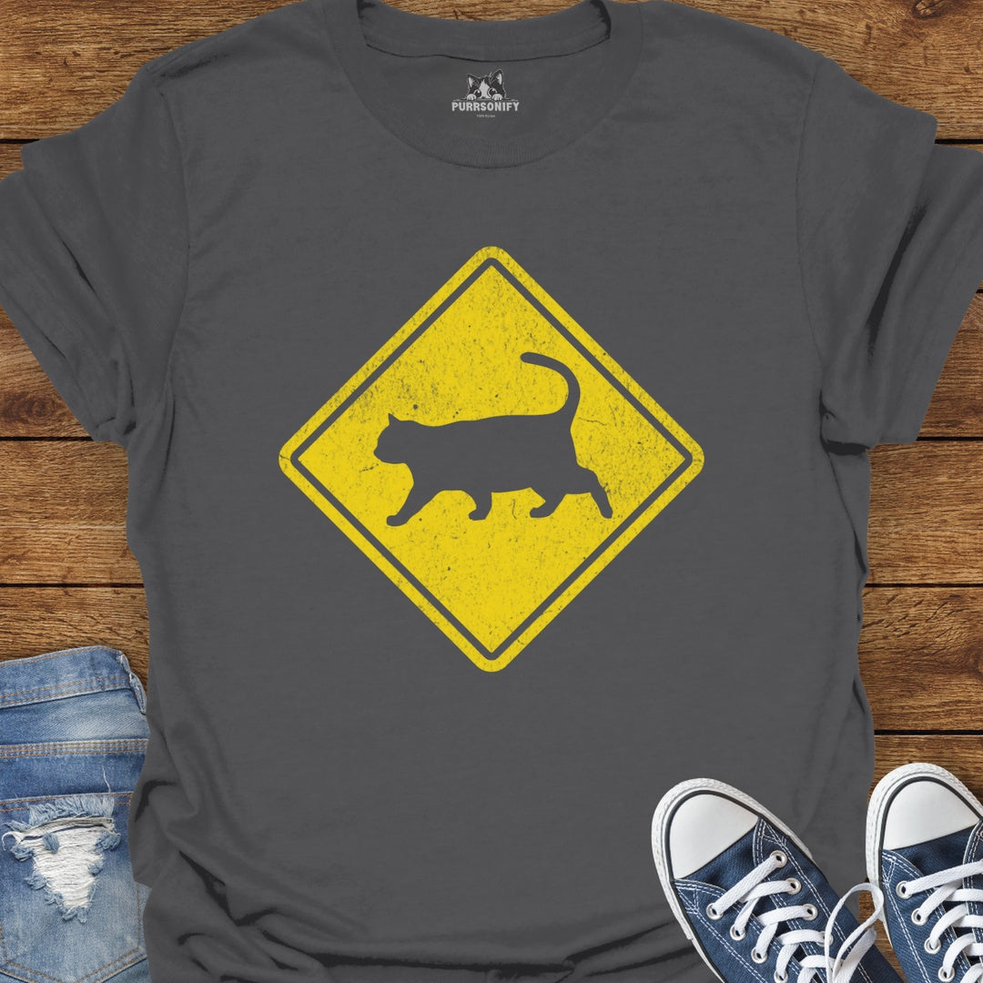 Cat Crossing T-Shirt