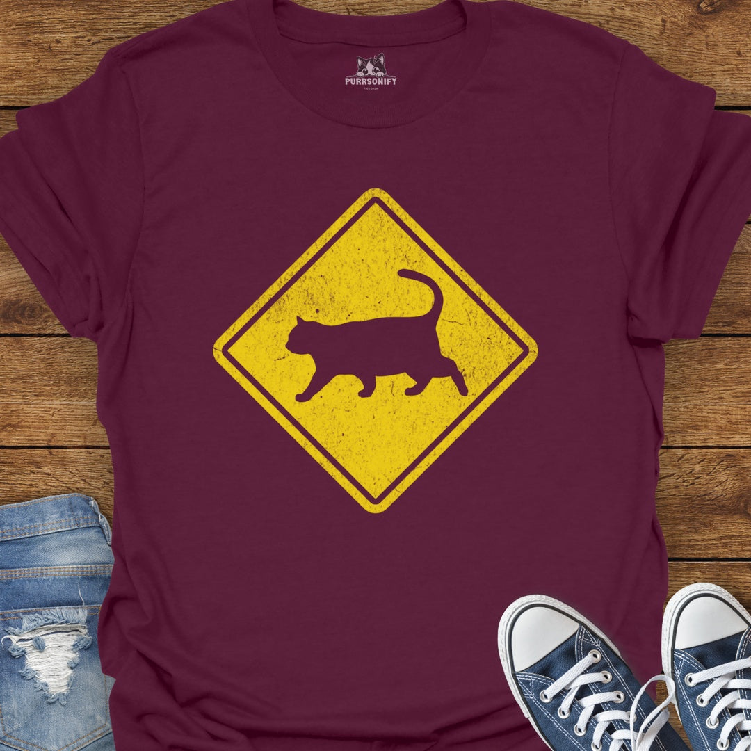 Cat Crossing T-Shirt