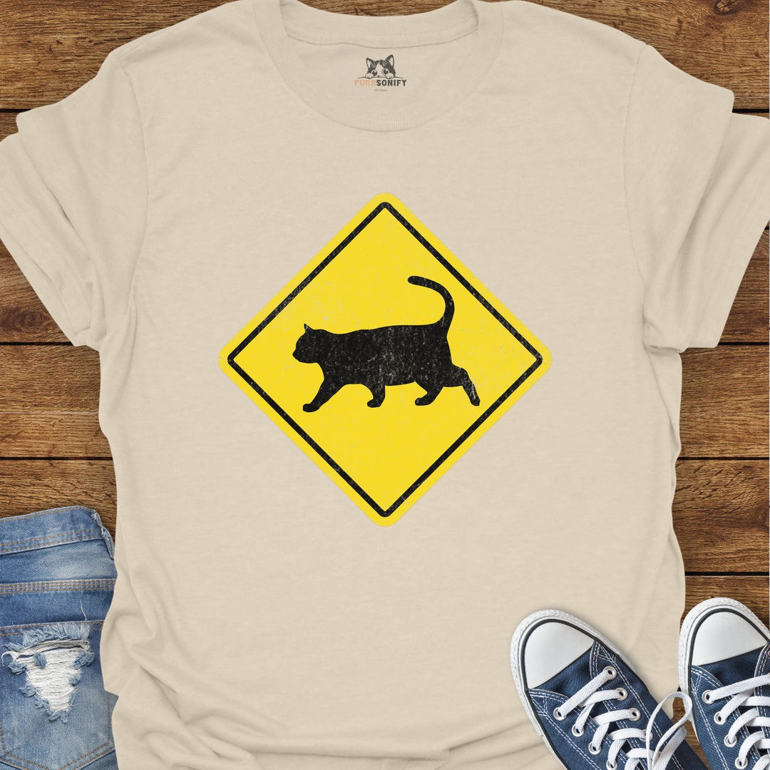 Cat Crossing T-Shirt