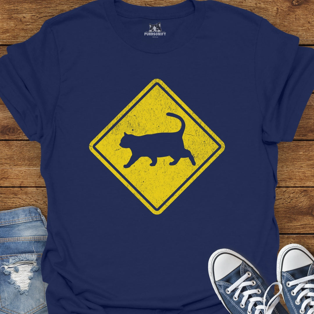 Cat Crossing T-Shirt