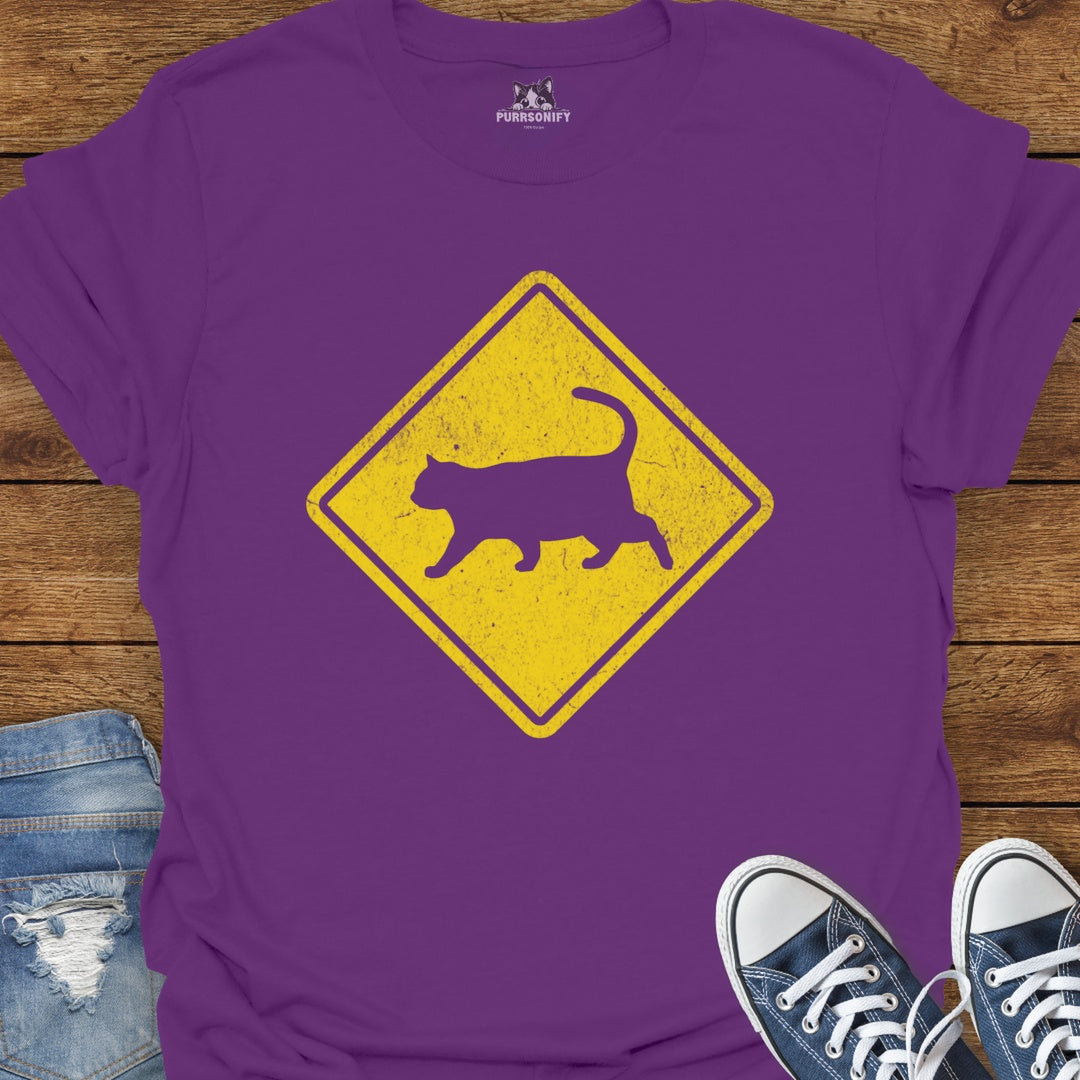 Cat Crossing T-Shirt