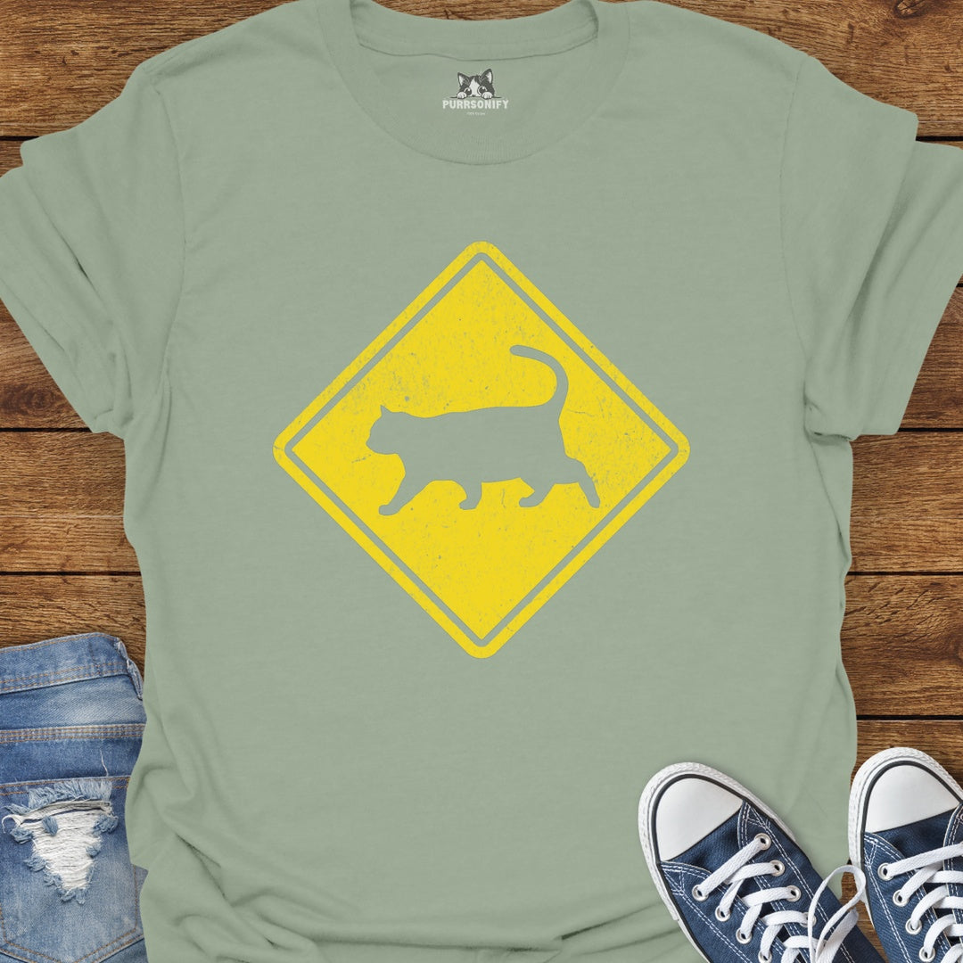 Cat Crossing T-Shirt