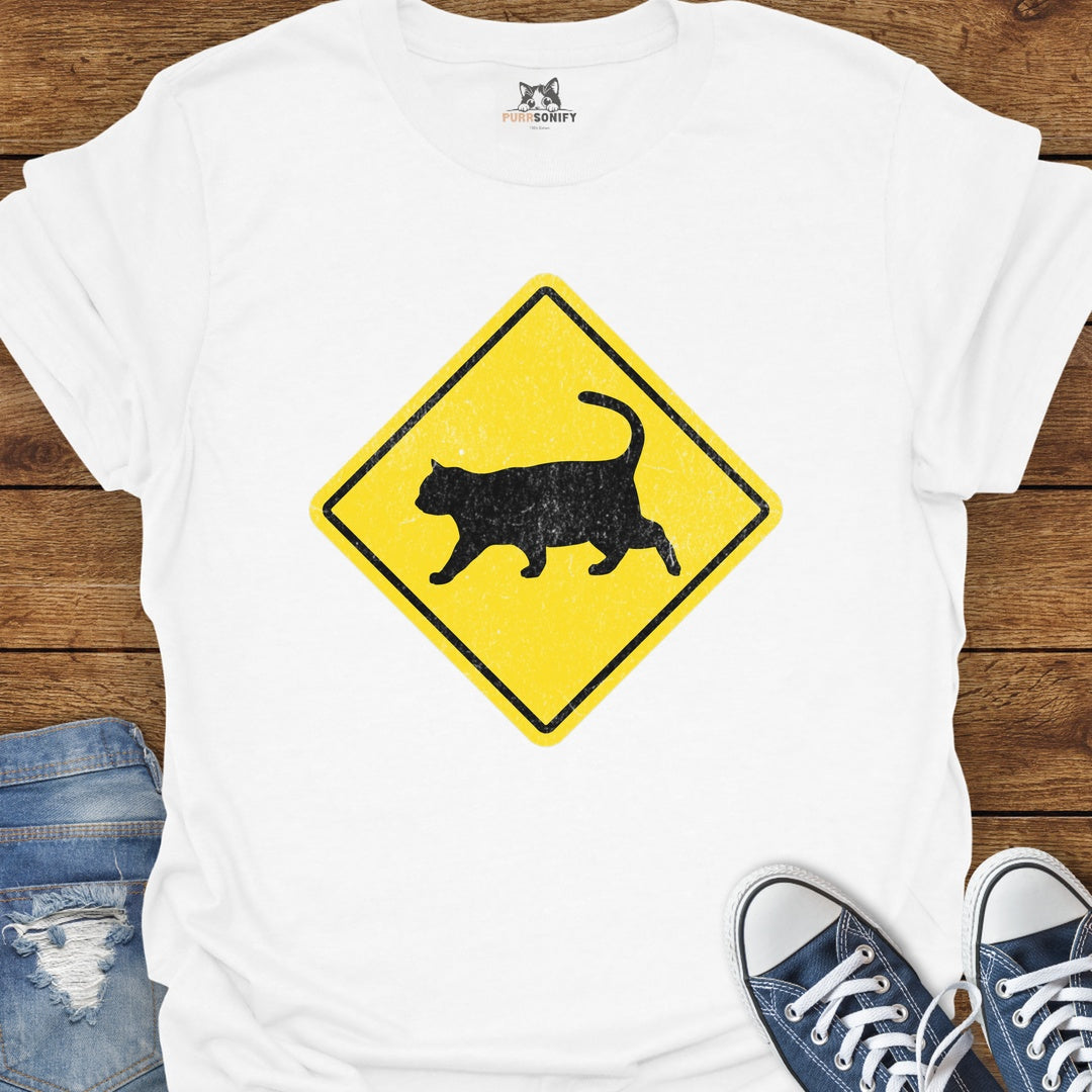 Cat Crossing T-Shirt