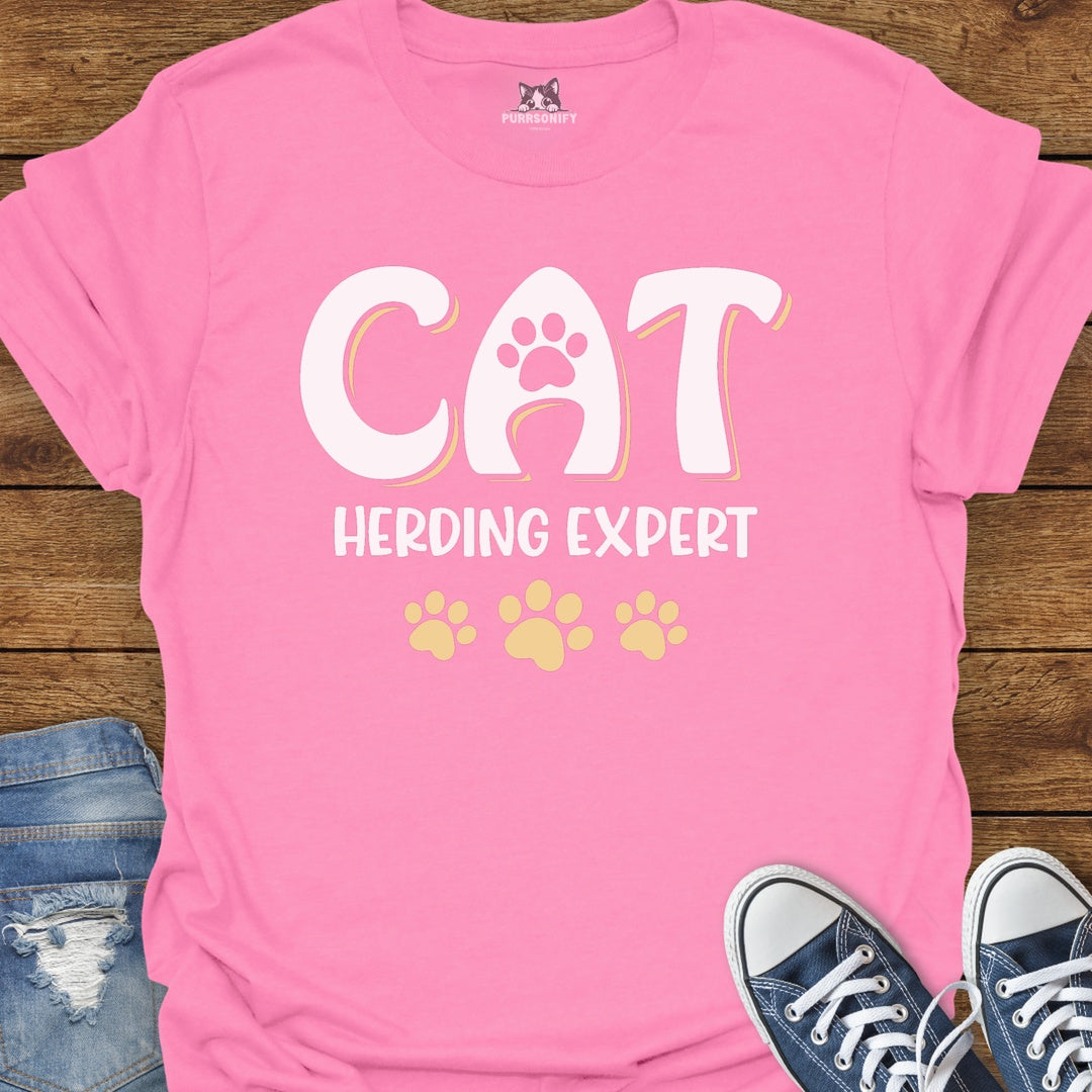 Cat Herding Expert T-Shirt
