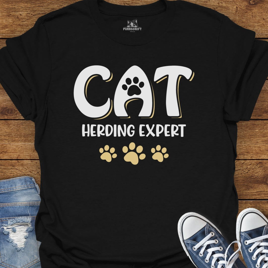 Cat Herding Expert T-Shirt