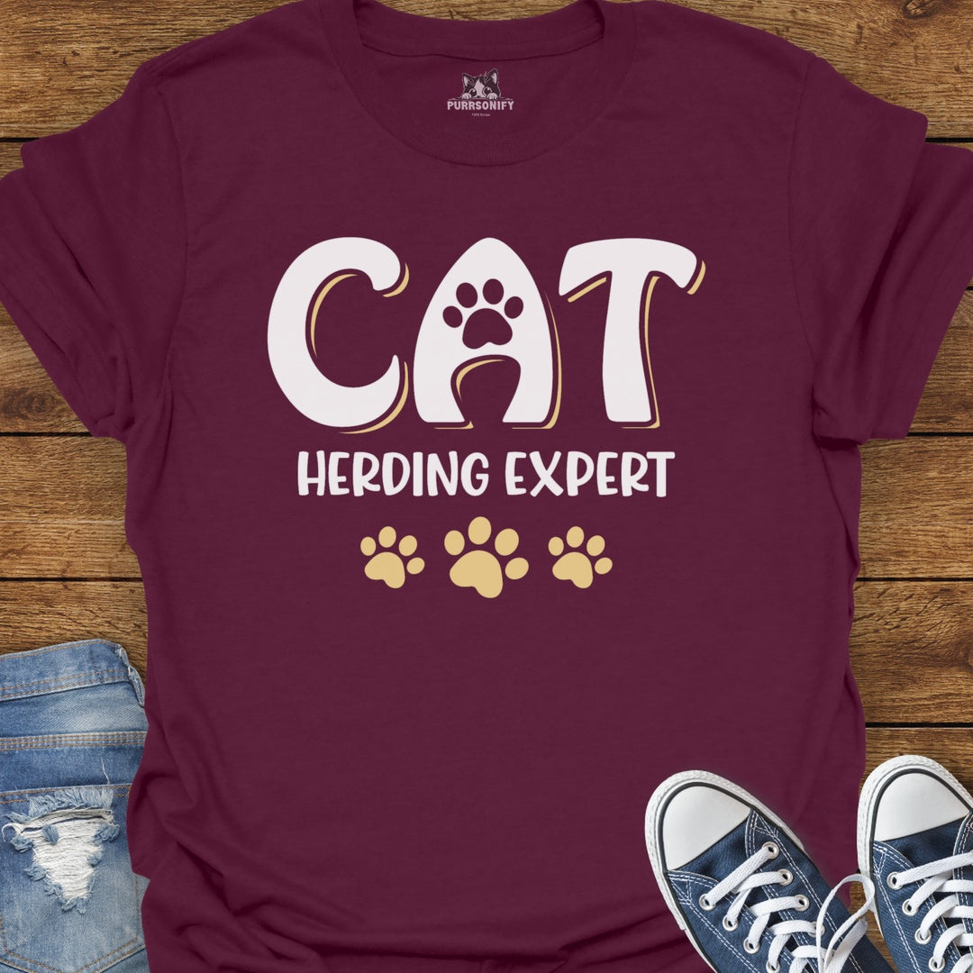 Cat Herding Expert T-Shirt