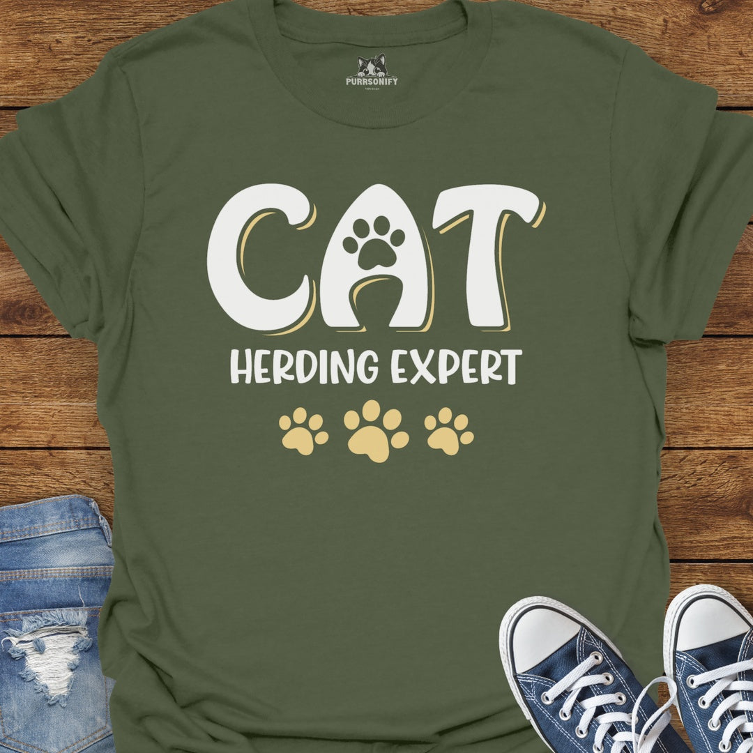 Cat Herding Expert T-Shirt