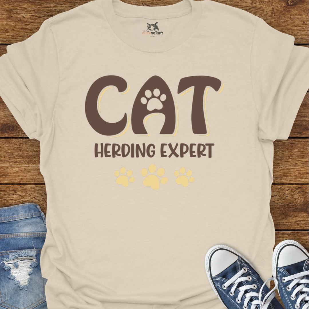 Cat Herding Expert T-Shirt