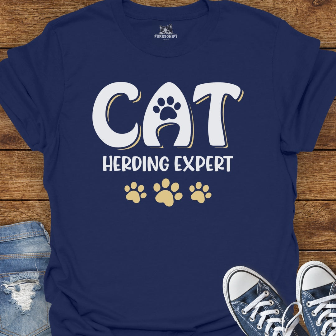 Cat Herding Expert T-Shirt