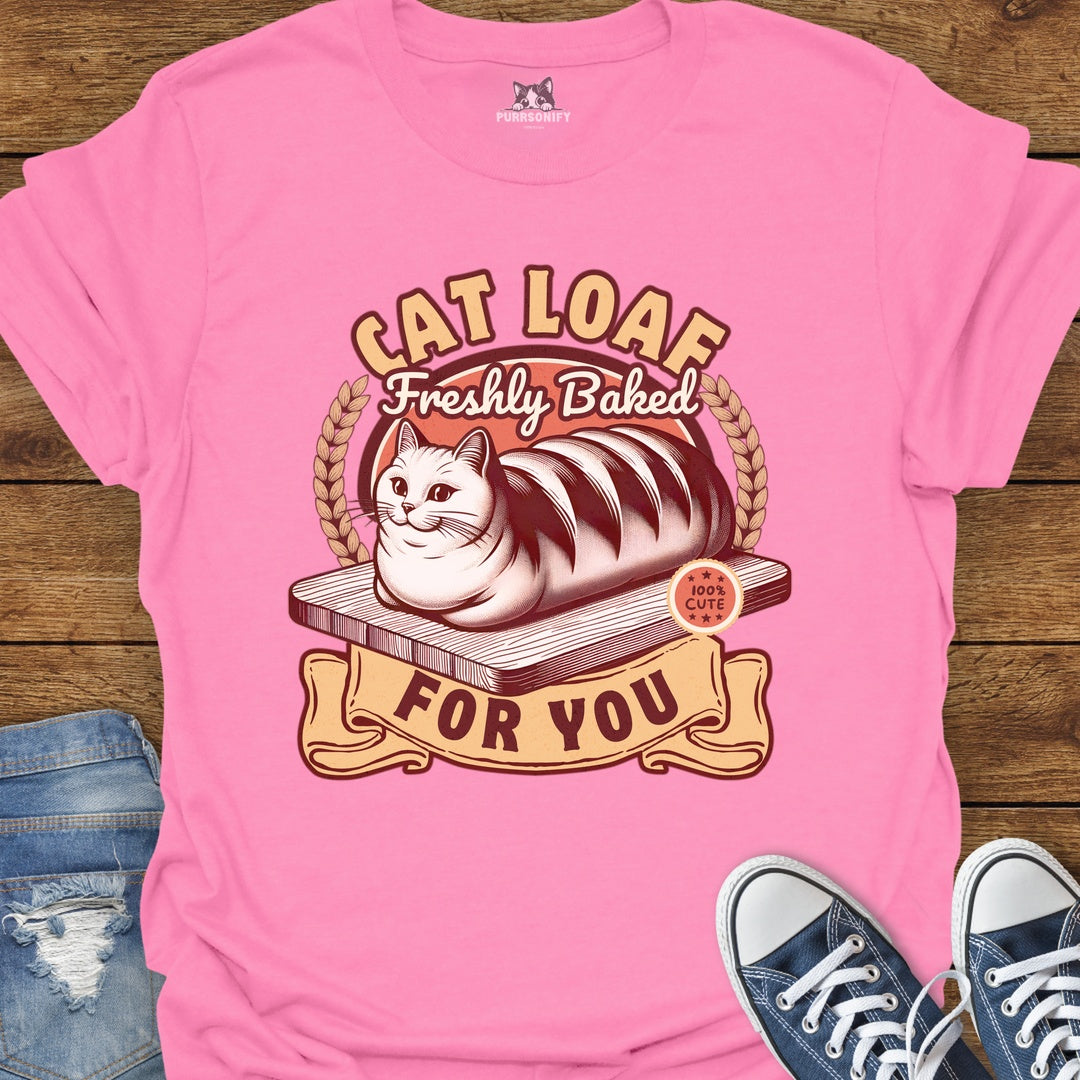 Cat Loaf Freshly Baked For You T-Shirt