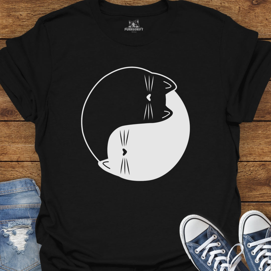 Cat Yin Yang T-Shirt