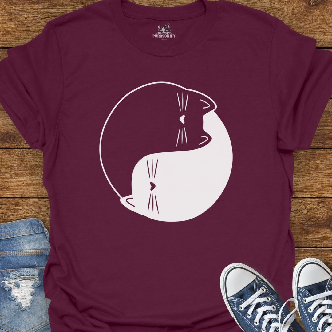 Cat Yin Yang T-Shirt