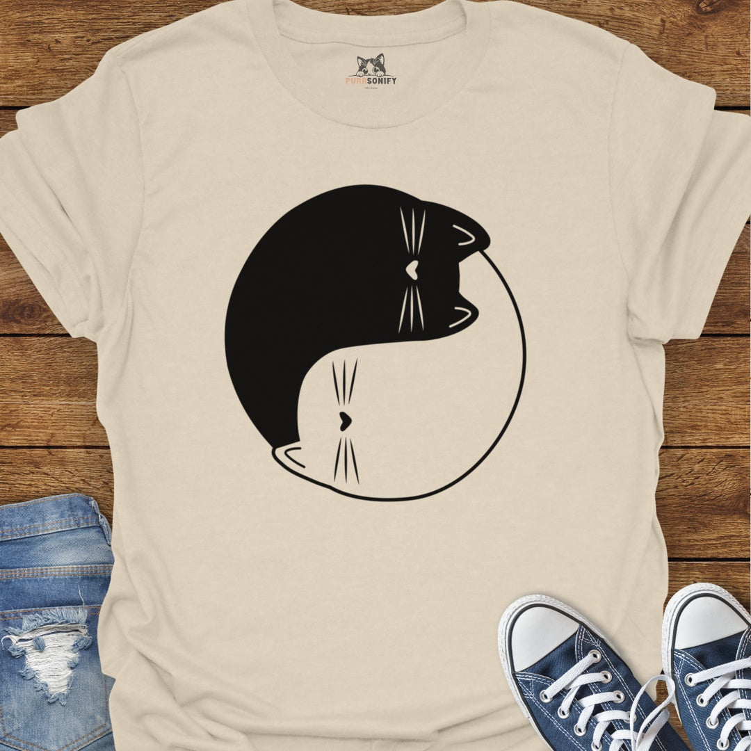 Cat Yin Yang T-Shirt