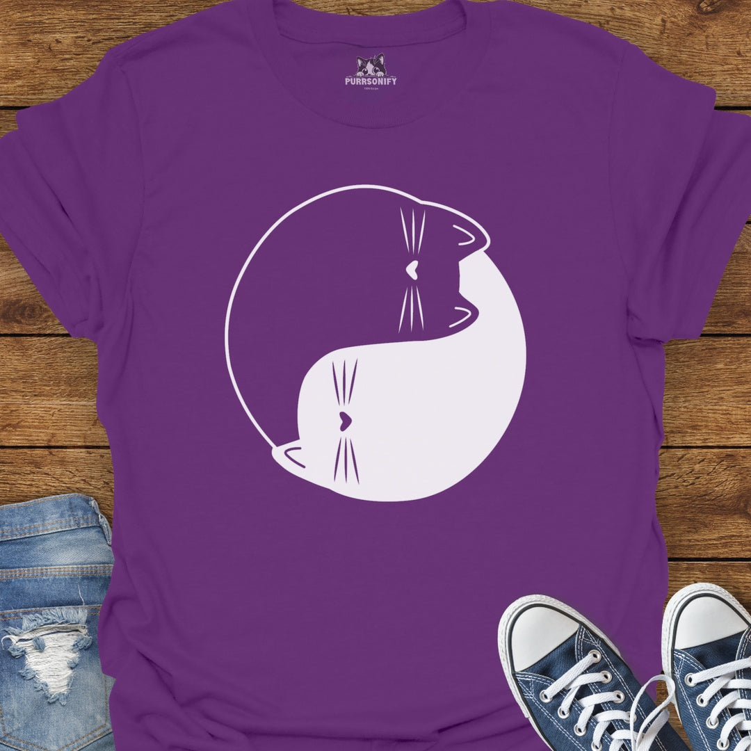 Cat Yin Yang T-Shirt
