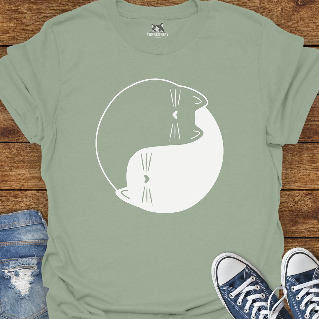 Cat Yin Yang T-Shirt