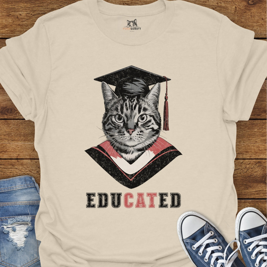 EduCATed Cat T-Shirt