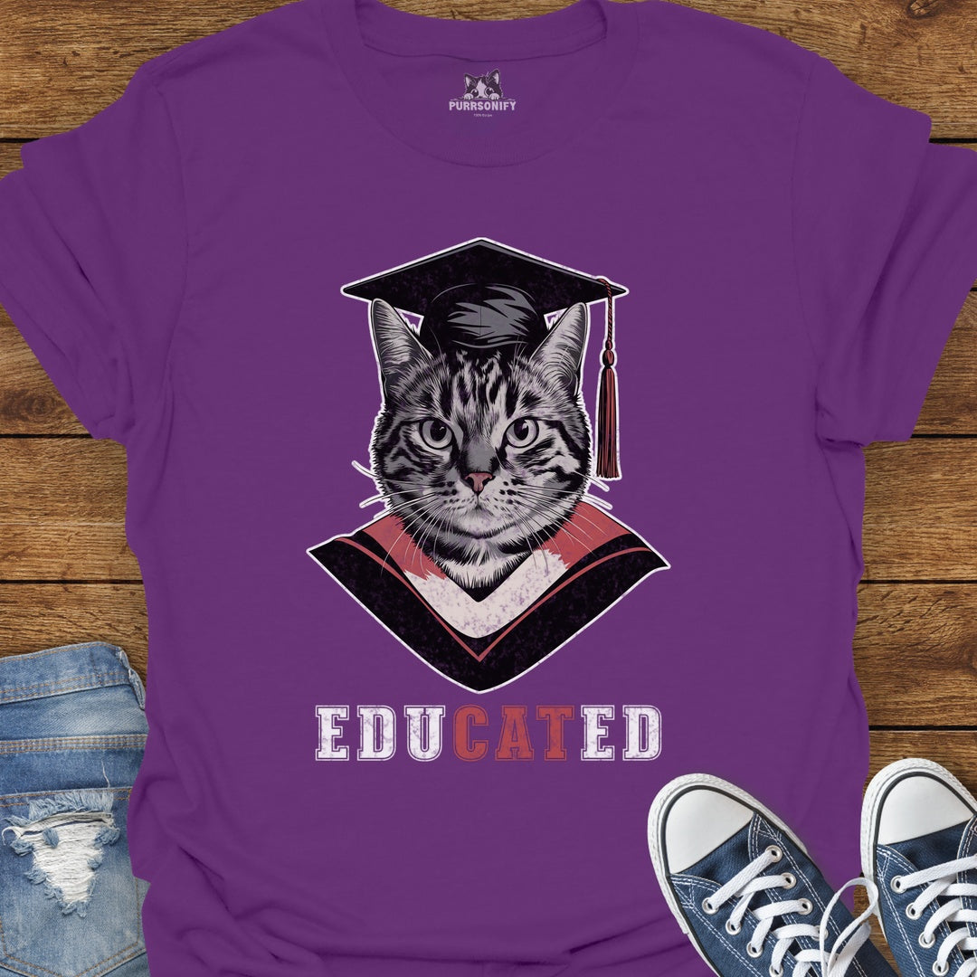 EduCATed Cat T-Shirt