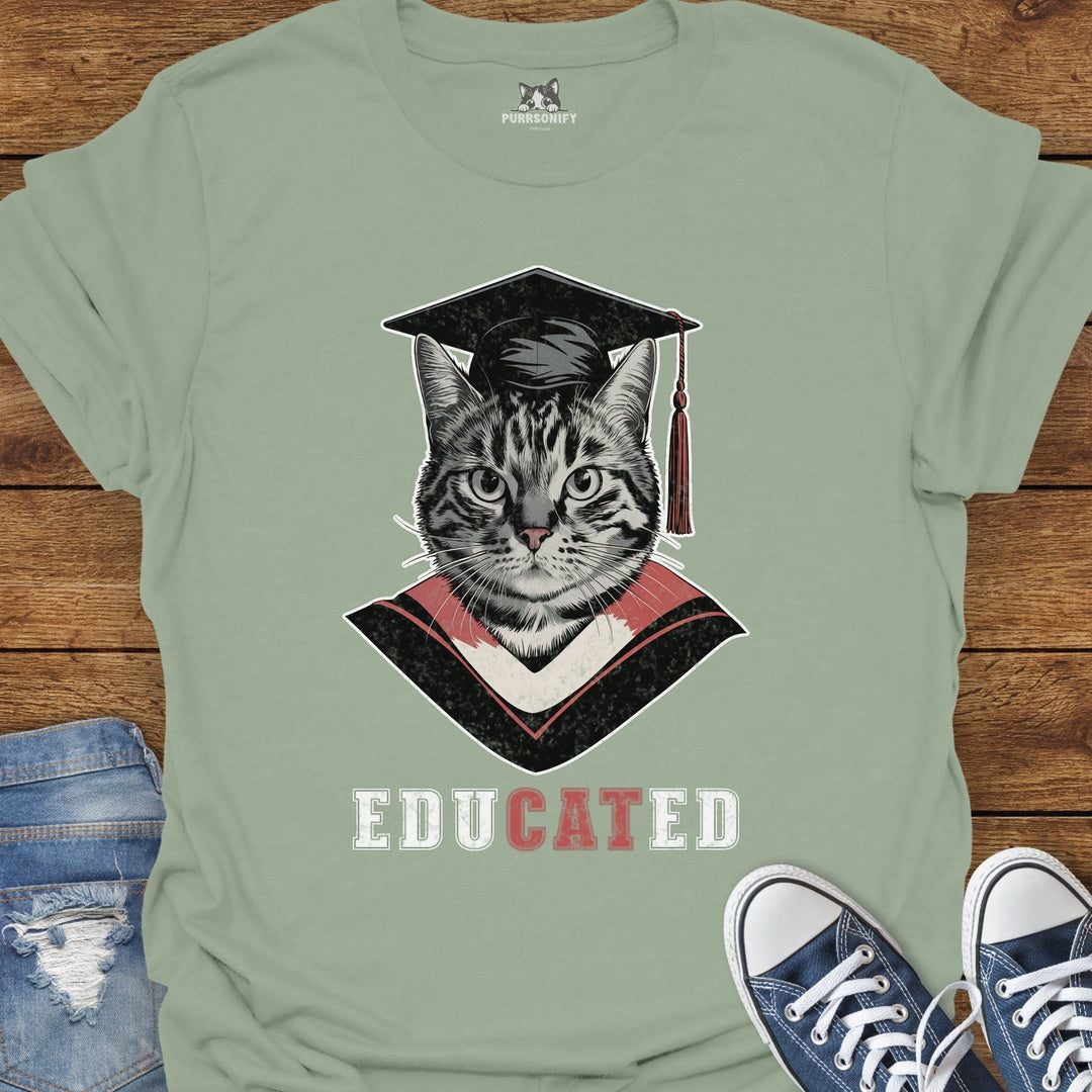EduCATed Cat T-Shirt