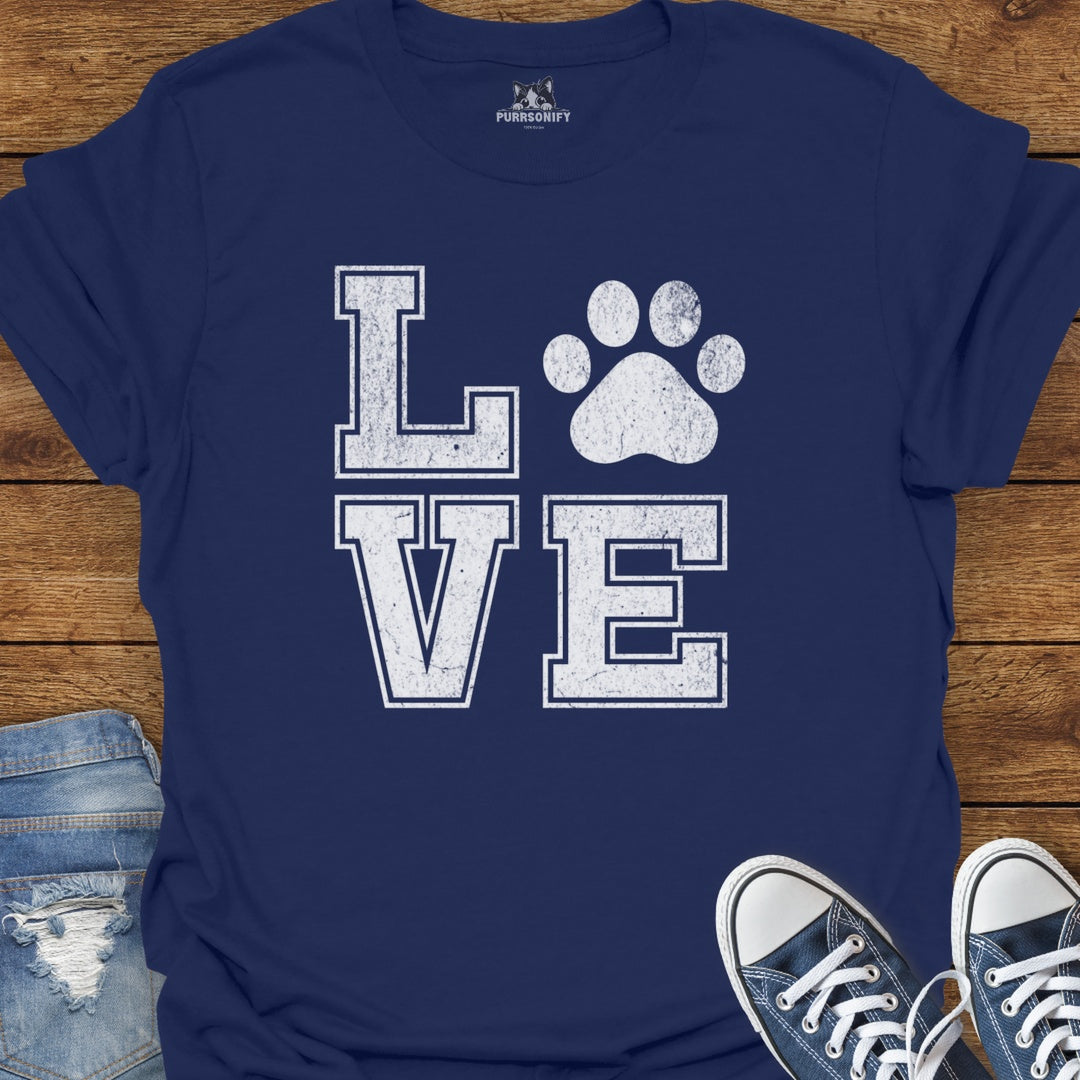 Love Cat Paw T-Shirt