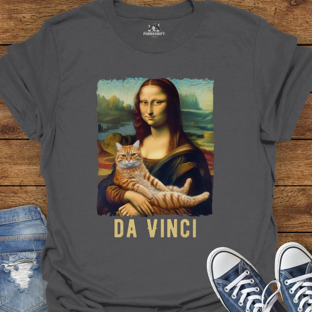 Mona Lisa's Cat by da Vinci T-Shirt