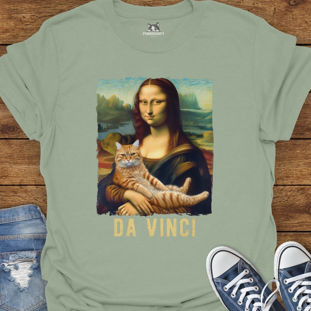 Mona Lisa's Cat by da Vinci T-Shirt