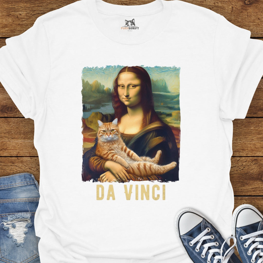 Mona Lisa's Cat by da Vinci T-Shirt