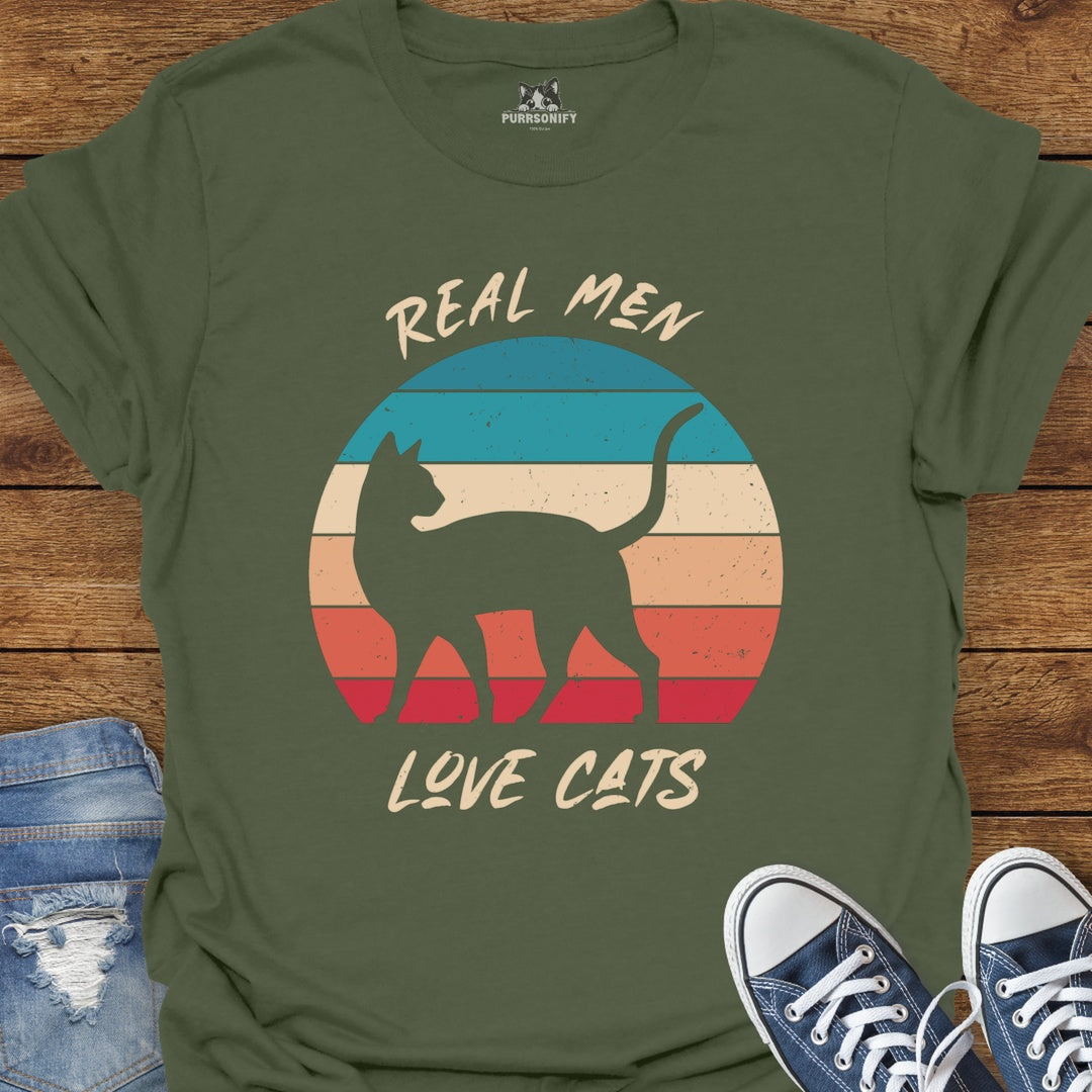 Real Men Love Cats T-Shirt