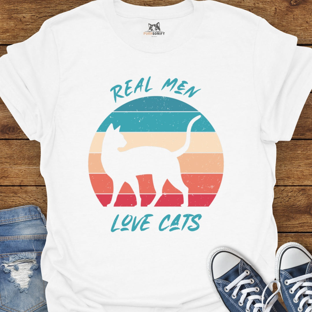 Real Men Love Cats T-Shirt