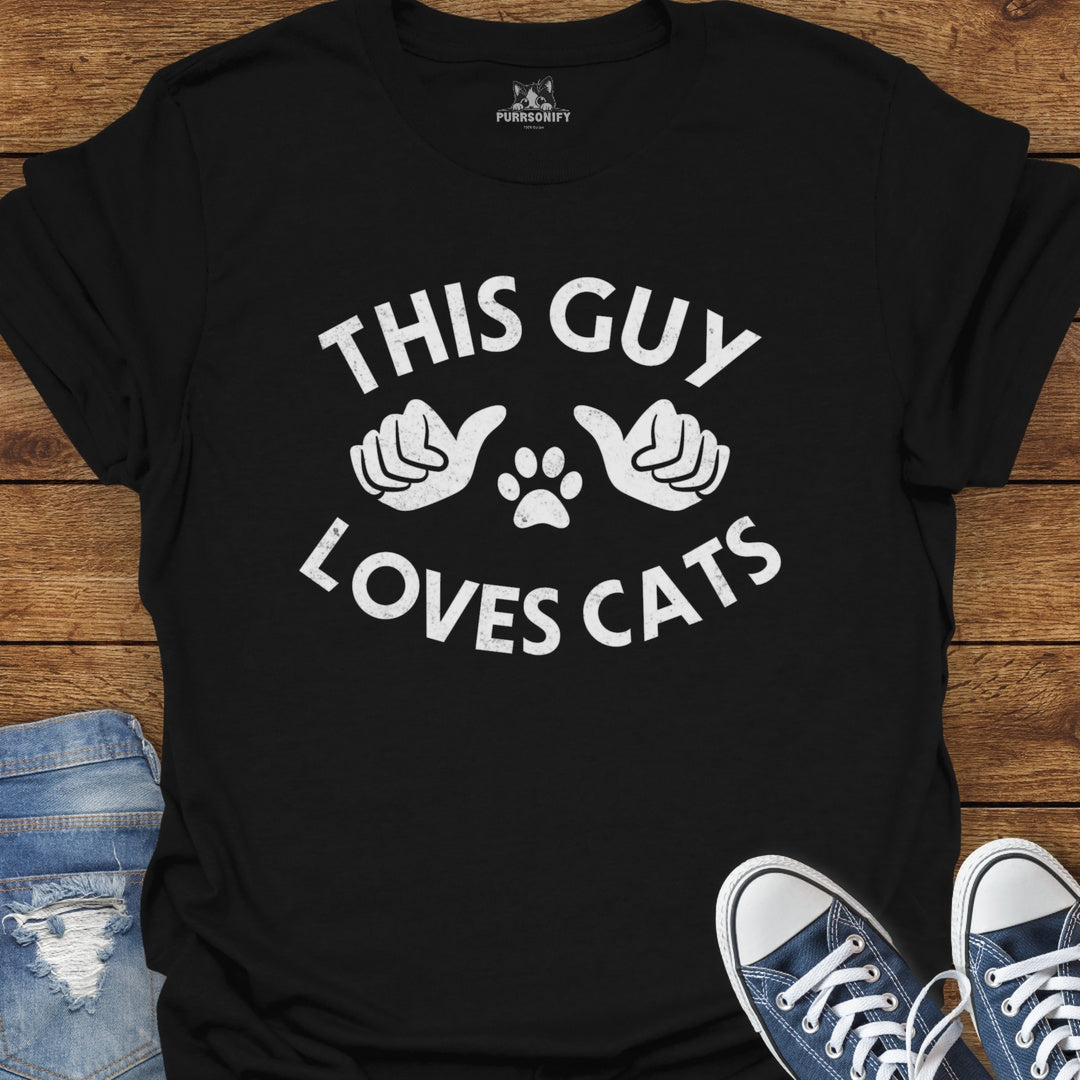 This Guy Loves Cats T-Shirt