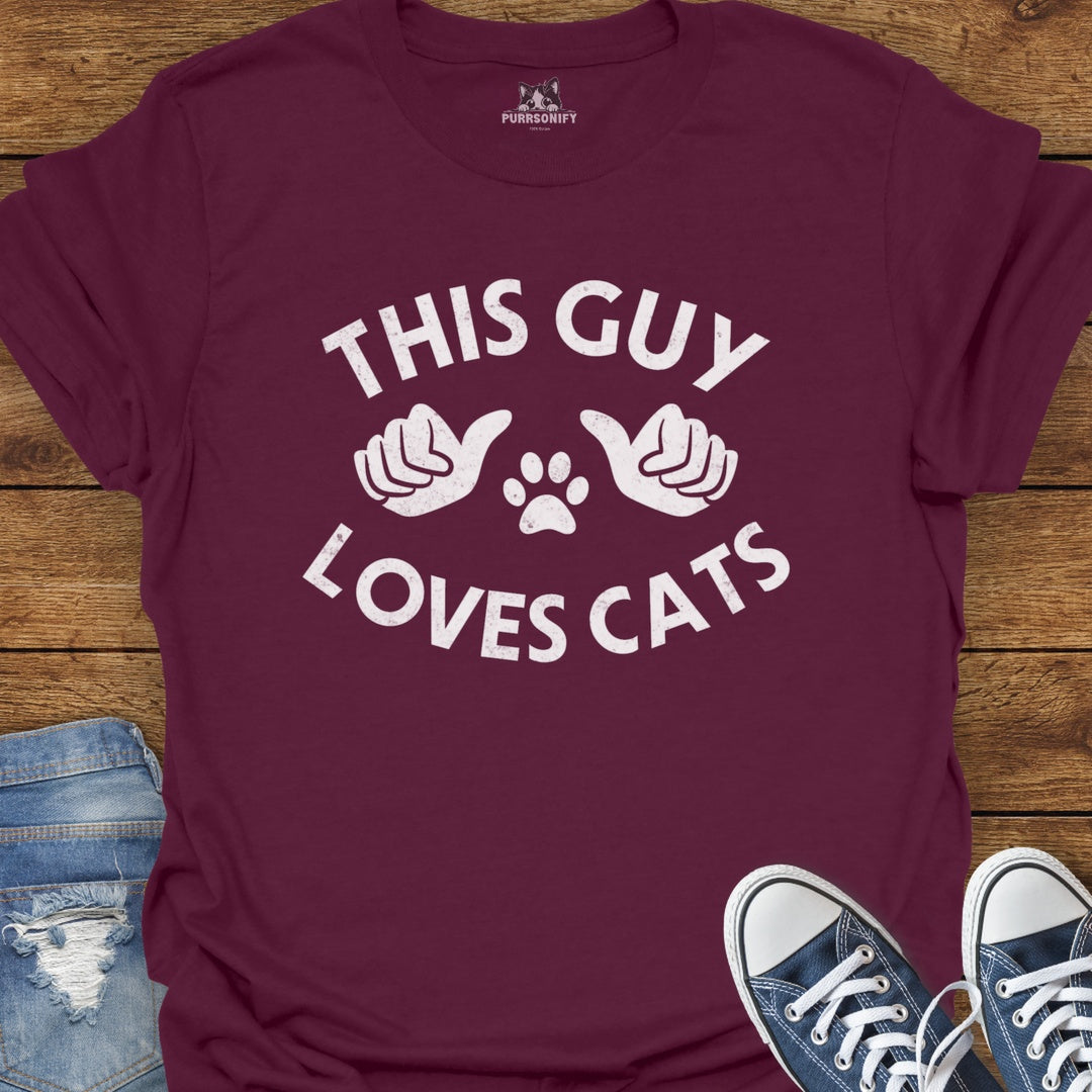 This Guy Loves Cats T-Shirt