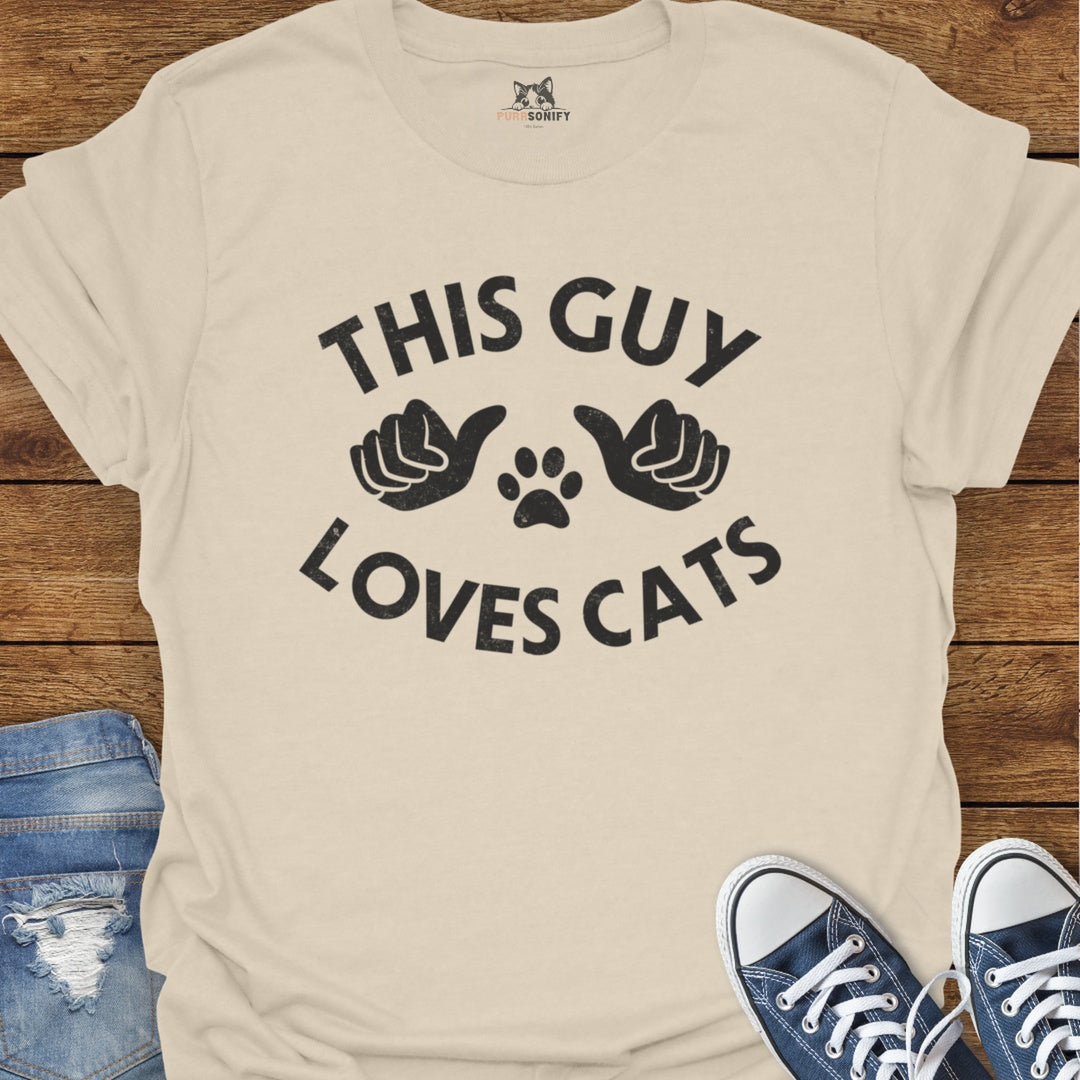 This Guy Loves Cats T-Shirt