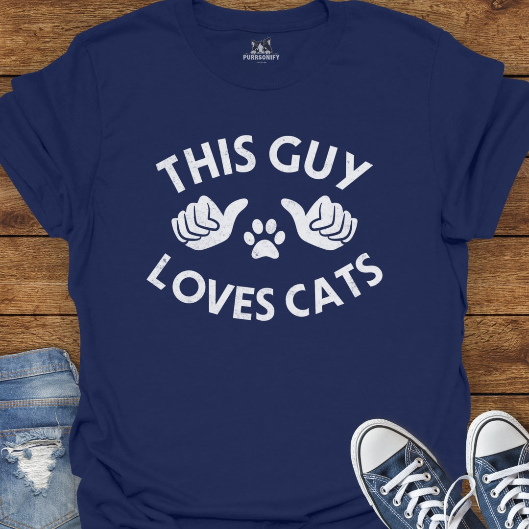 This Guy Loves Cats T-Shirt
