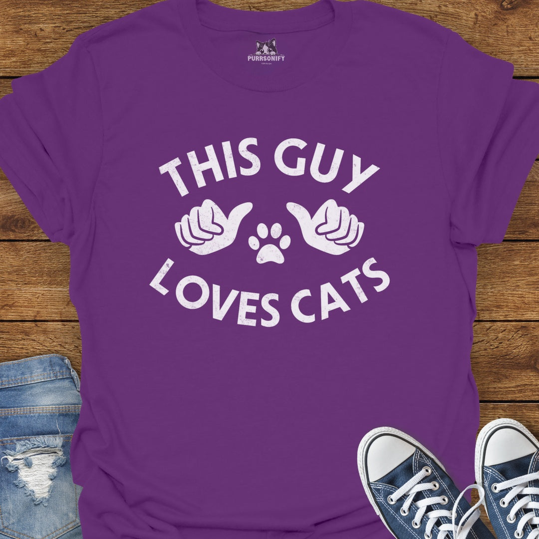 This Guy Loves Cats T-Shirt