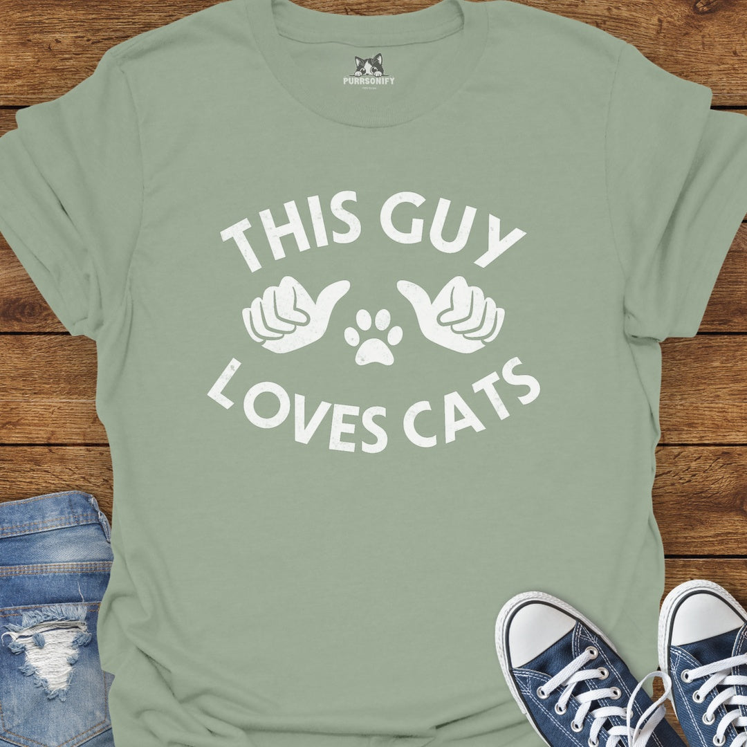 This Guy Loves Cats T-Shirt
