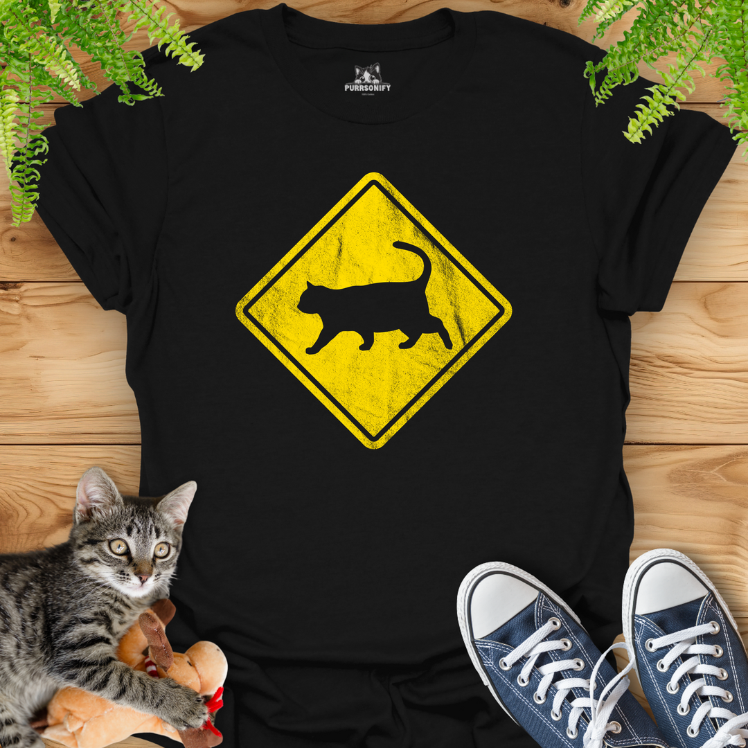 Cat Crossing T-Shirt