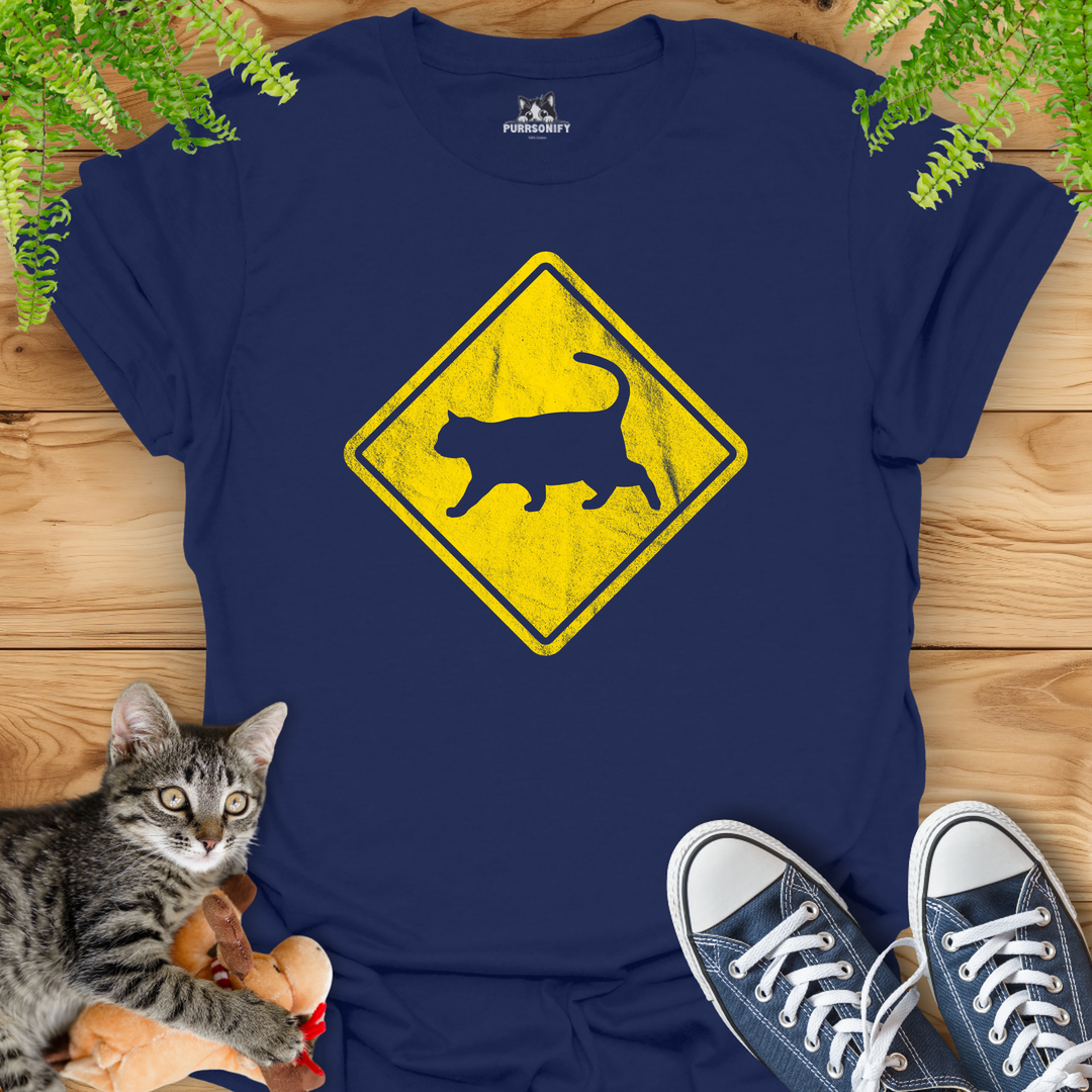 Cat Crossing T-Shirt