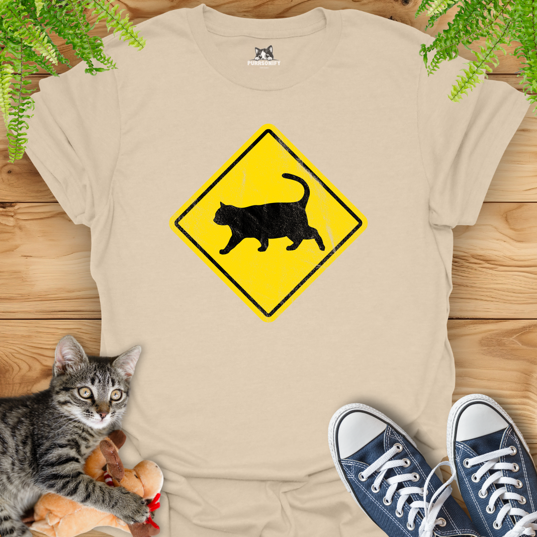 Cat Crossing T-Shirt