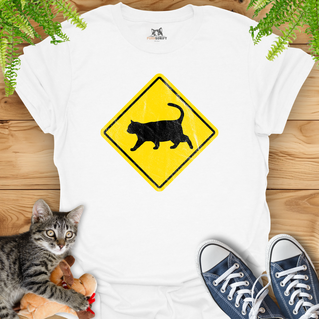 Cat Crossing T-Shirt