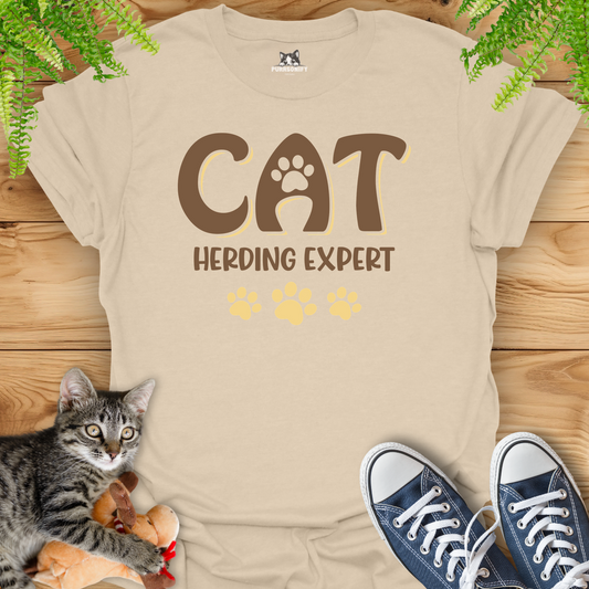 Cat Herding Expert T-Shirt