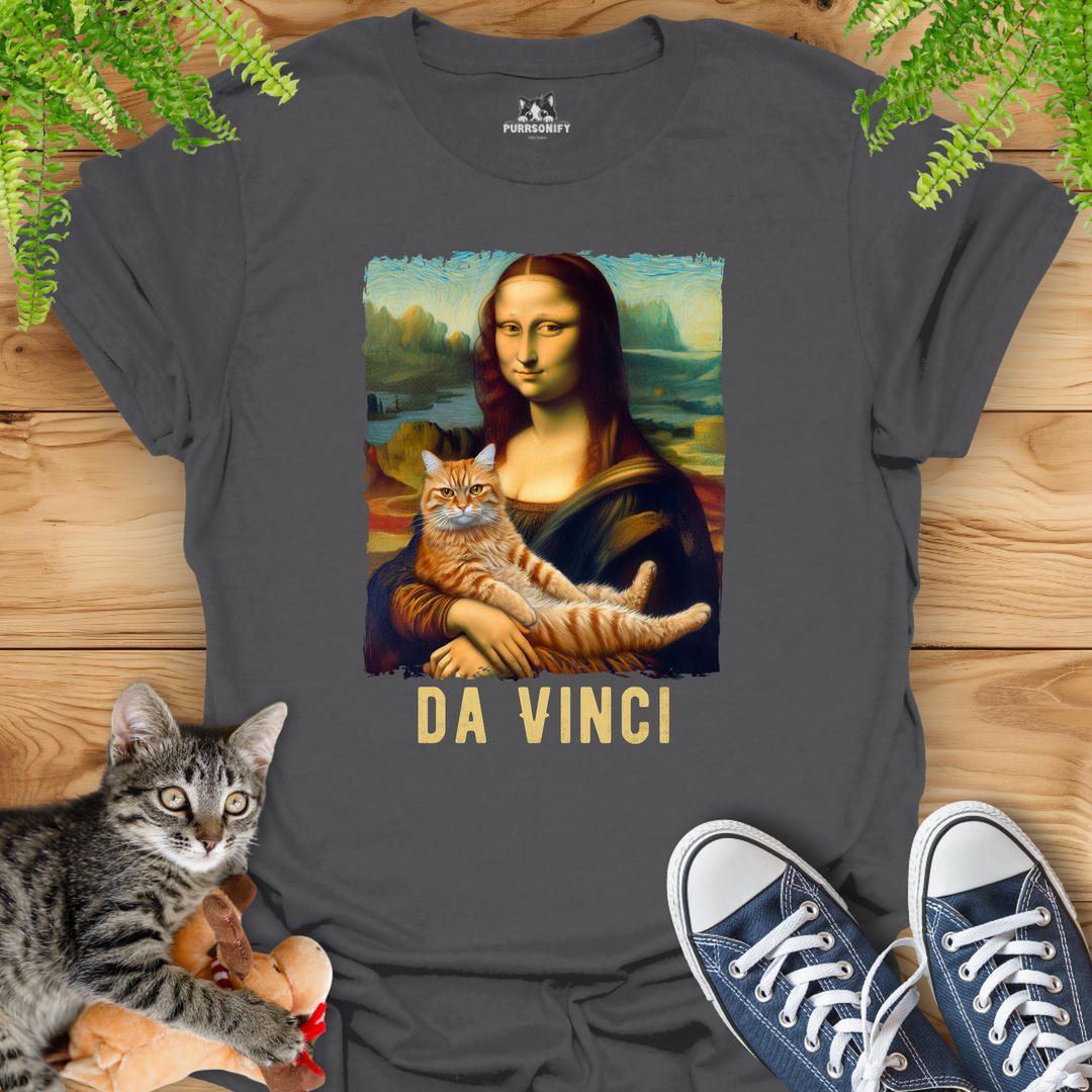 Mona Lisa's Cat by da Vinci T-Shirt