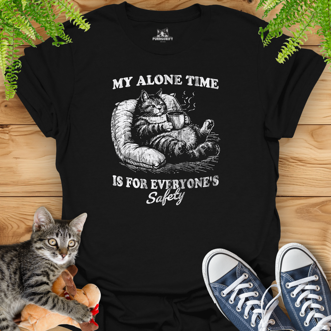 My Alone Time is for Everyone's Safety Cat T-Shirt