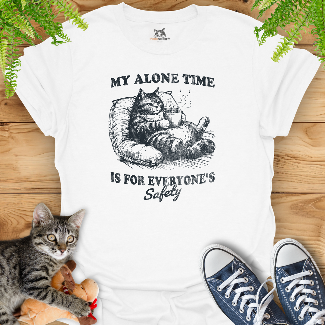 My Alone Time is for Everyone's Safety Cat T-Shirt