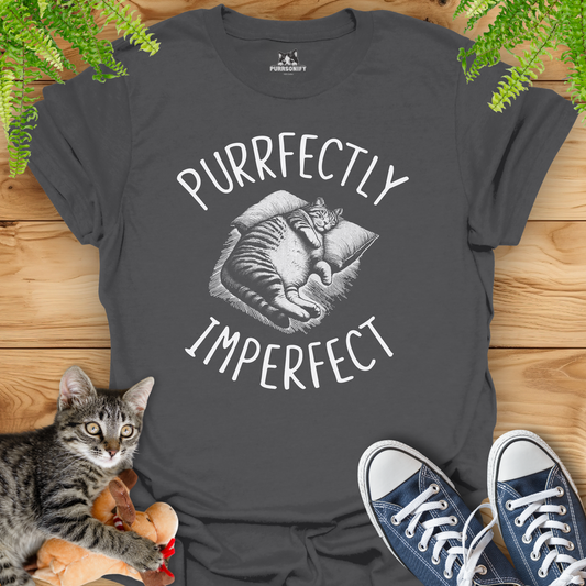 Purrfectly Imperfect Cat T-Shirt