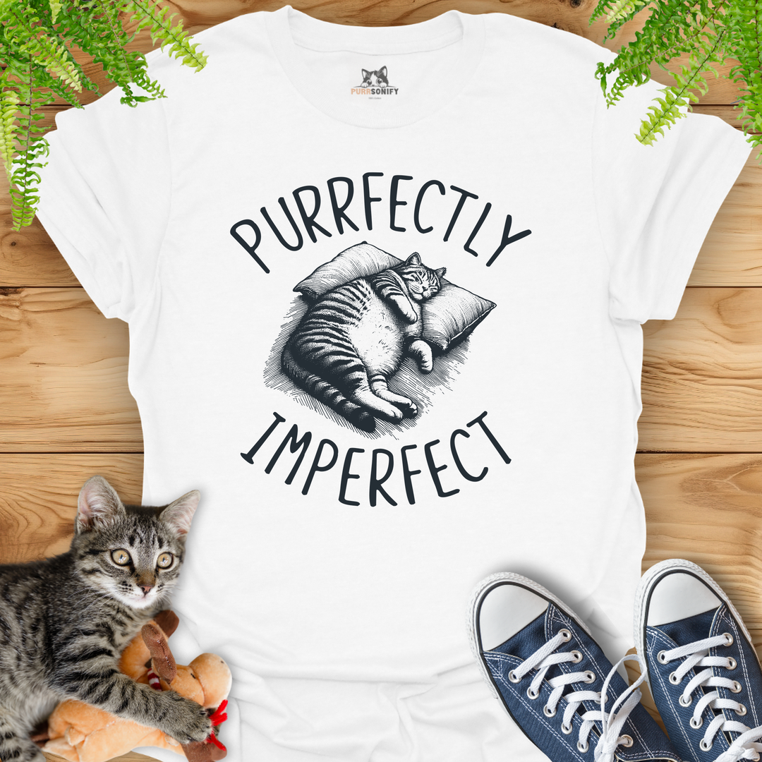 Purrfectly Imperfect Cat T-Shirt