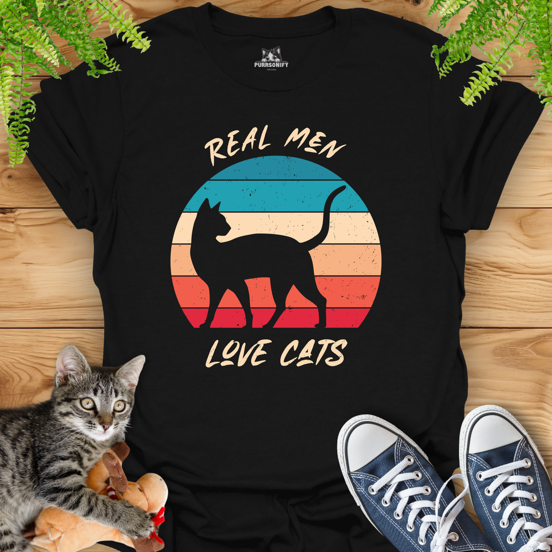 Real Men Love Cats T-Shirt