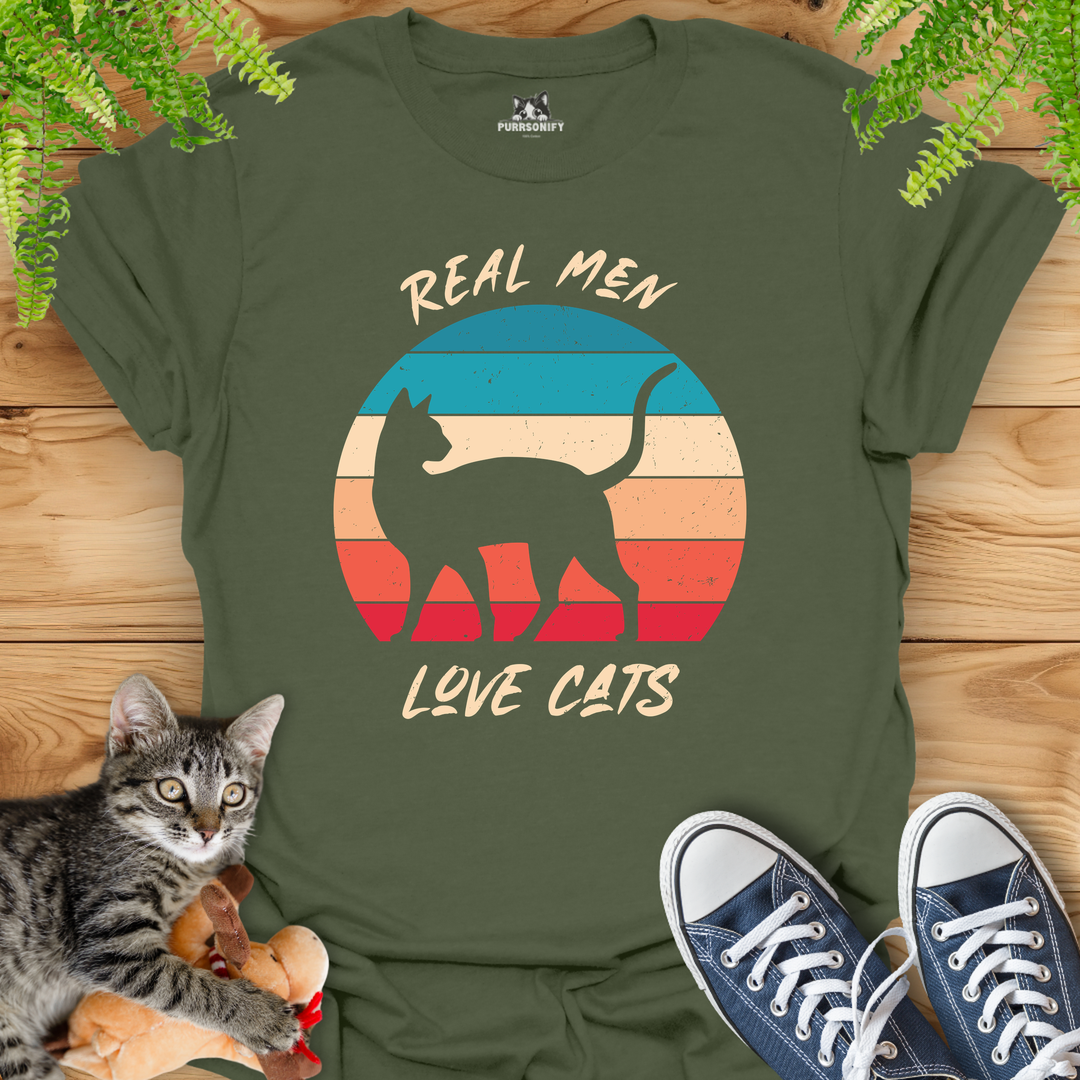 Real Men Love Cats T-Shirt