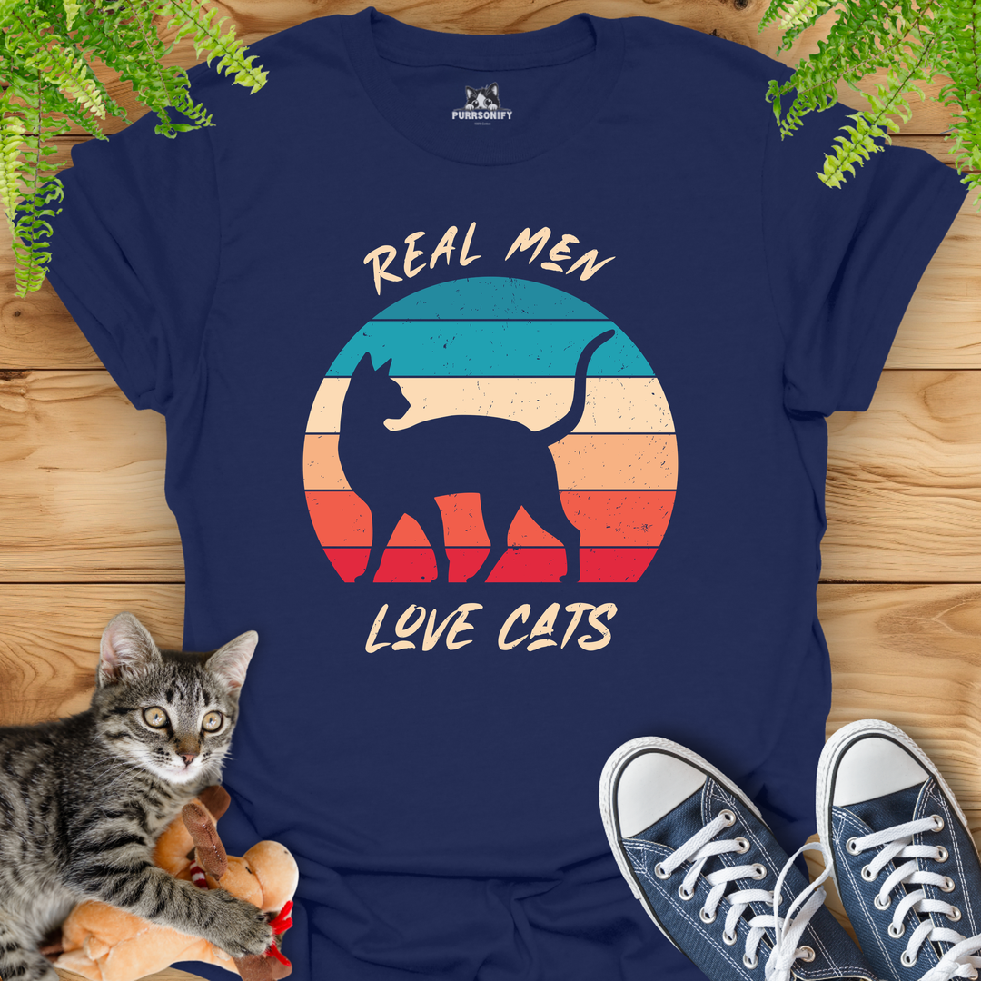 Real Men Love Cats T-Shirt