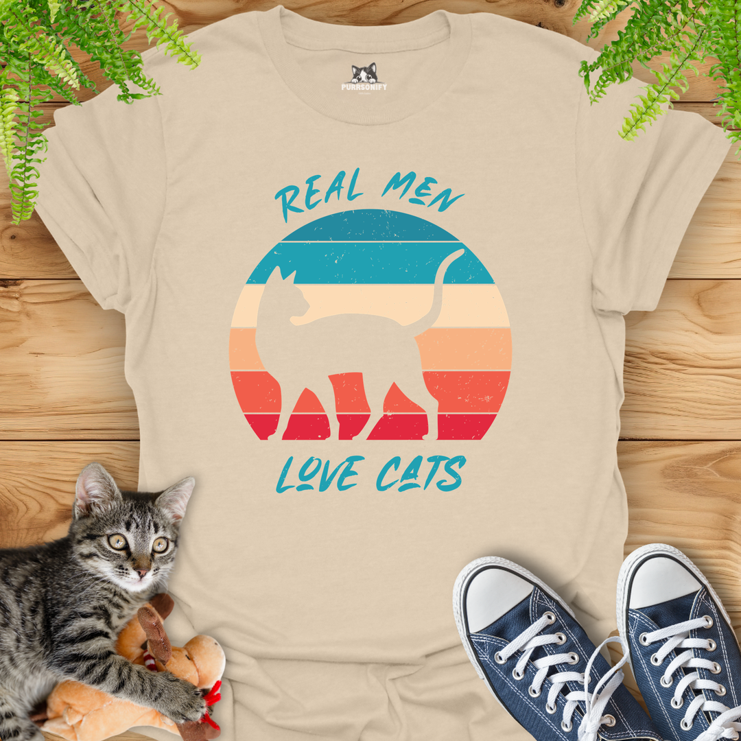 Real Men Love Cats T-Shirt