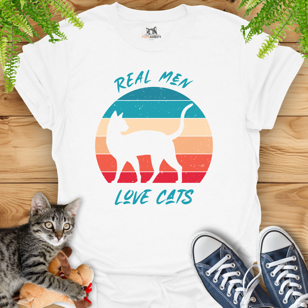 Real Men Love Cats T-Shirt