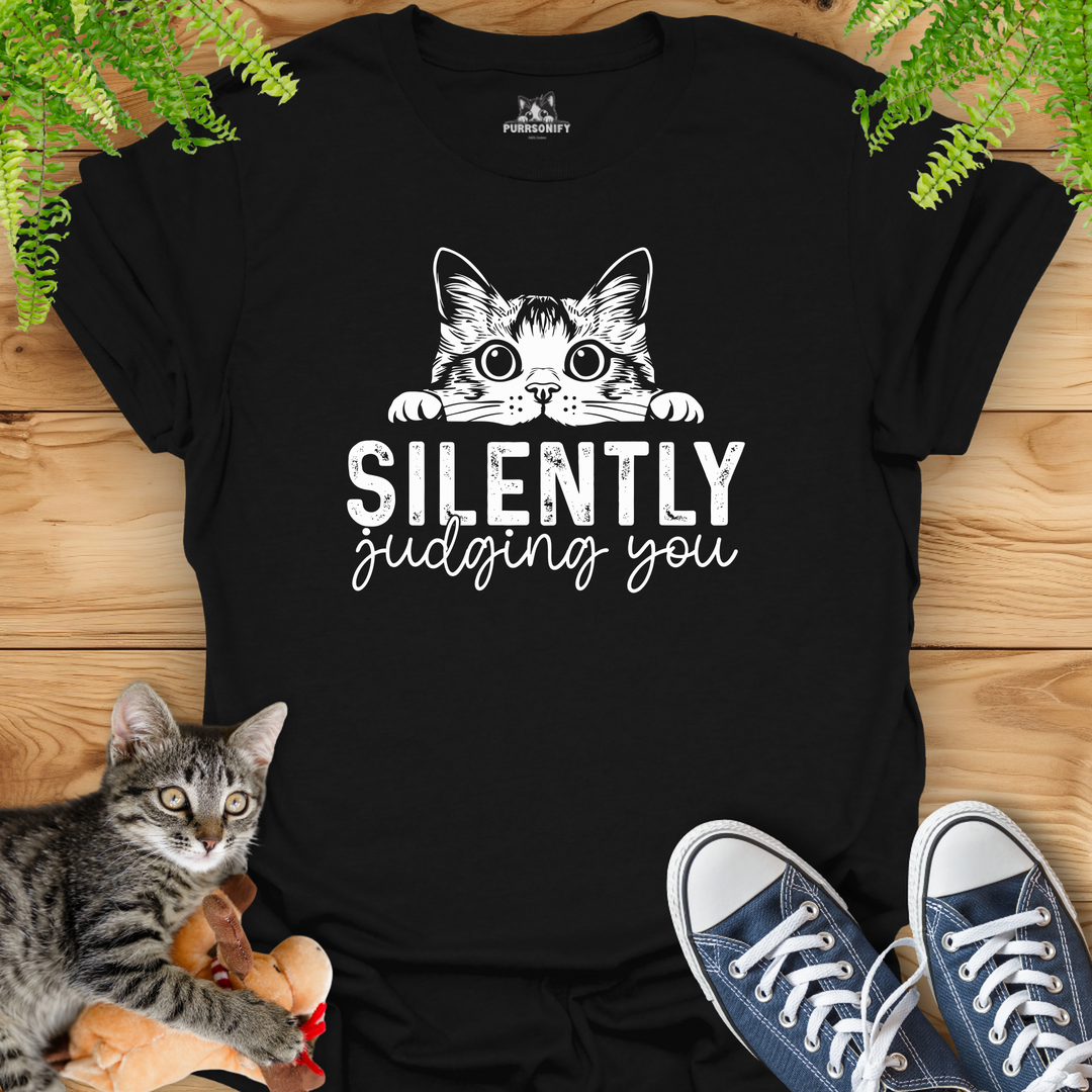 Silently Judging You Cat T-Shirt